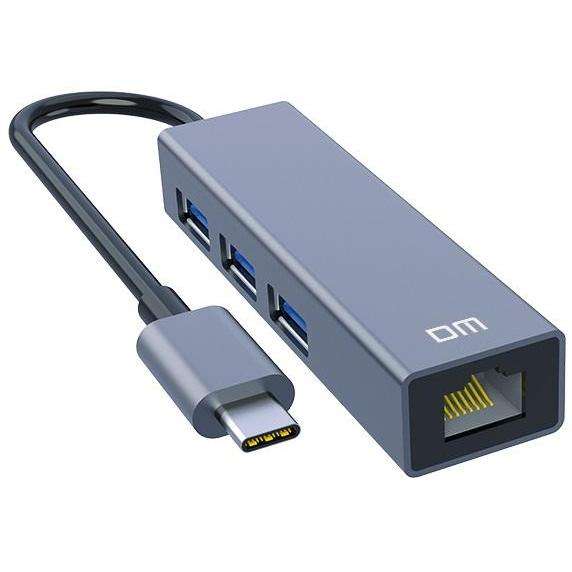 TYPE C + USB2 X 3 + 10/100 LAN