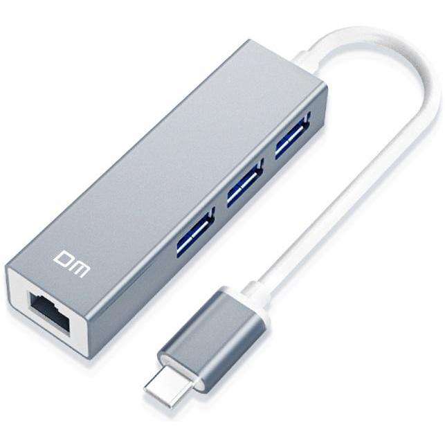 TYPE-C  TO 3 X USB3.0 + GIGLAN