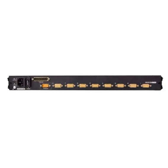 ATEN 17'' 8 Port PS/2-USB VGA LCD KVM Combo KVM with an Extra Console port and USB peripheral sup...