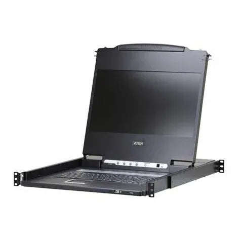 17'' wide Screen Full HD LCD console support USB DVI; HDMI; VGA W/(US99KB/USKB/SPKB)/W/(US/EU) CO...
