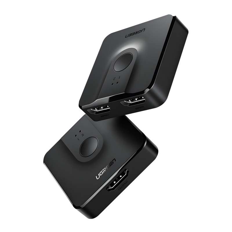 UGREEN CM217-50966 2-in-1 Bi-Directional 4K HDMI Switcher - Black