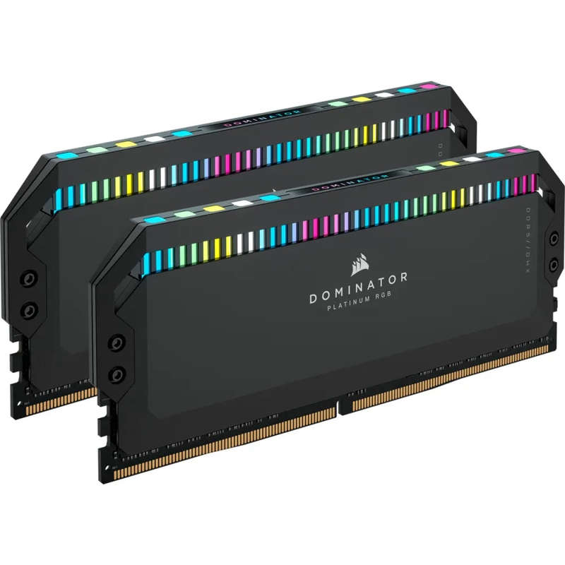 CORSAIR DOMINATOR RGB DDR5 64GB (2 x 32GB) DDR5 5600 CL40-40-40-77 1.25V Intel XMP & AMD EXPO - GREY