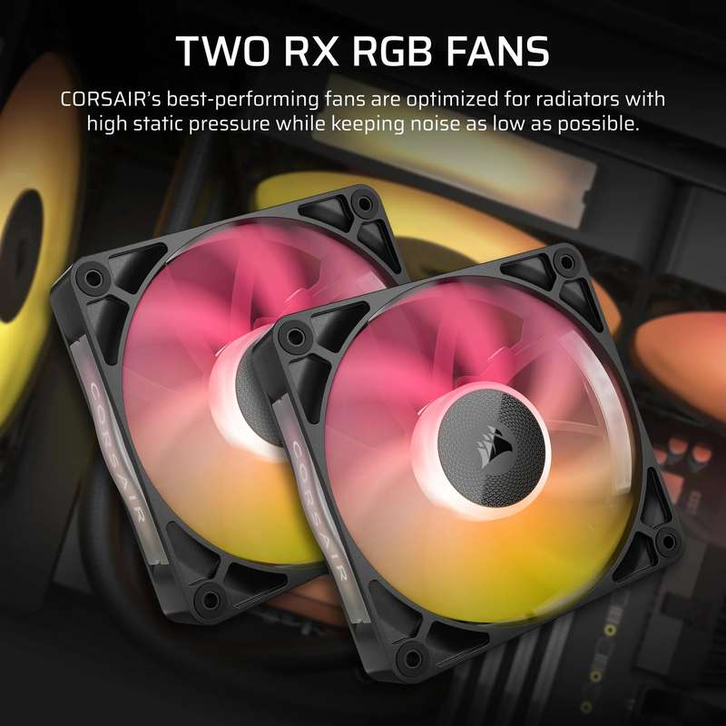 Corsair iCUE LINK TITAN 240 RX LCD Liquid CPU Cooler  RX120 RGB Fans  Fits Intel® LGA 1851...