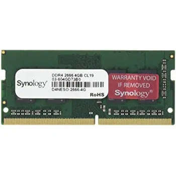 4GB DDR4 RAM Module (DDR4-2666 SO-DIMM) for: RS820RP+; RS820+; DS720+; DS420+; DS2419+; DS1819+; ...