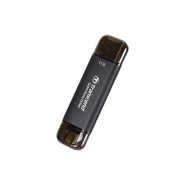 TRANSCEND 512 GB ESD310C USB3.2 TYPE A & C (USB 10Gbps) OTG COMPACT PORTABLE SSD  - Read 1050MB/s...