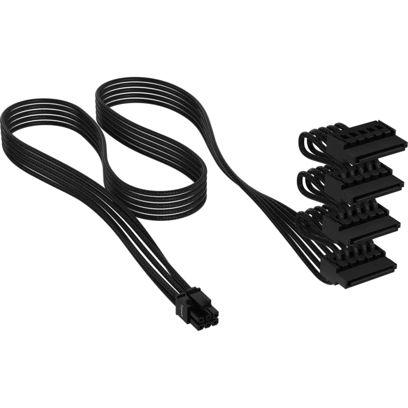 Corsair Premium Individually Sleeved DC Cable Pro Kit; Type 5 (Shift and SL PSU); BLACK