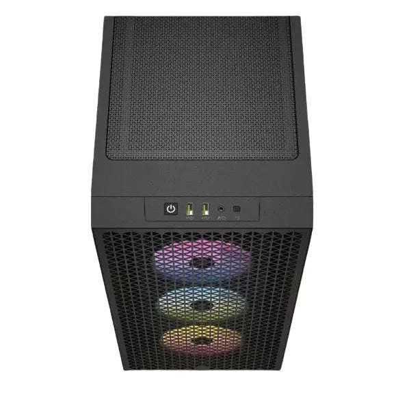3000D RGB AIRFLOW Black Mid-Tower BPC Case; 2x 3.5'' |  2x 2.5'' Drive Bays; Up to 360mm Radiator...