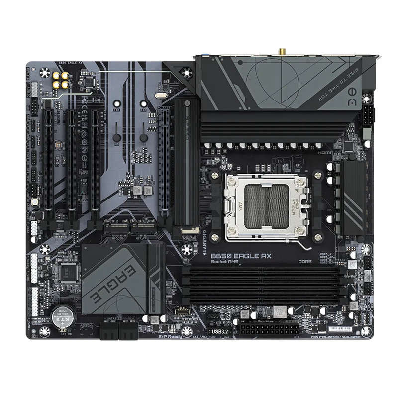 GIGABYTE AMD B650 EAGLE for AMD AM5; 4x Dual DDR5; 3x M2; HDMI; DP.