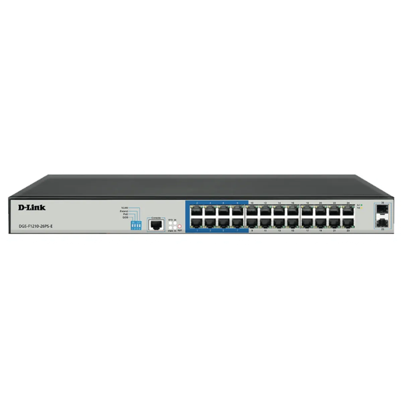 24 PoE 10/100/1000 ports + 2 Gigabit SFP ports Long Range Smart Switch 250W total POE budget; Max...