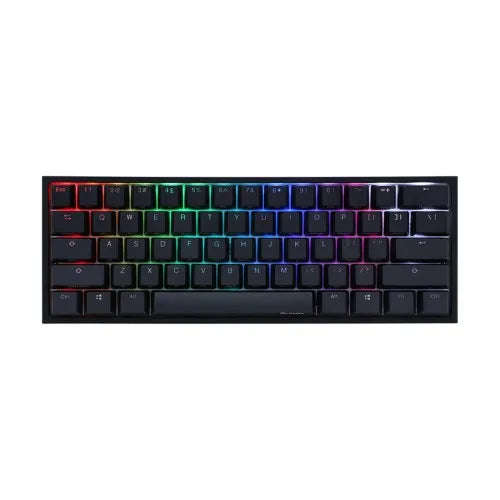 Ducky Keyboard One 2 Pro 60% Mechanical Keyboard; RGB; PBT Double Shot Keycaps - Cherry Brown .