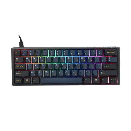 Ducky Keyboard One 3 Pro 60% Mechanical Keyboard; RGB; PBT Tripple Shot Keycaps  - Cherry MX2A Br...