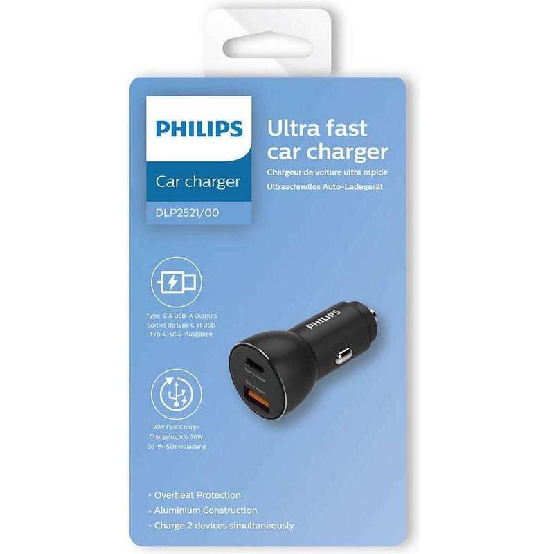 PHILIPS DUAL PORT CAR 1C 1A PORTS