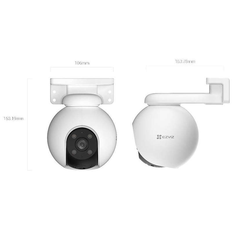 EZVIZ H8 PRO PAN & TILT 2K CAMERA