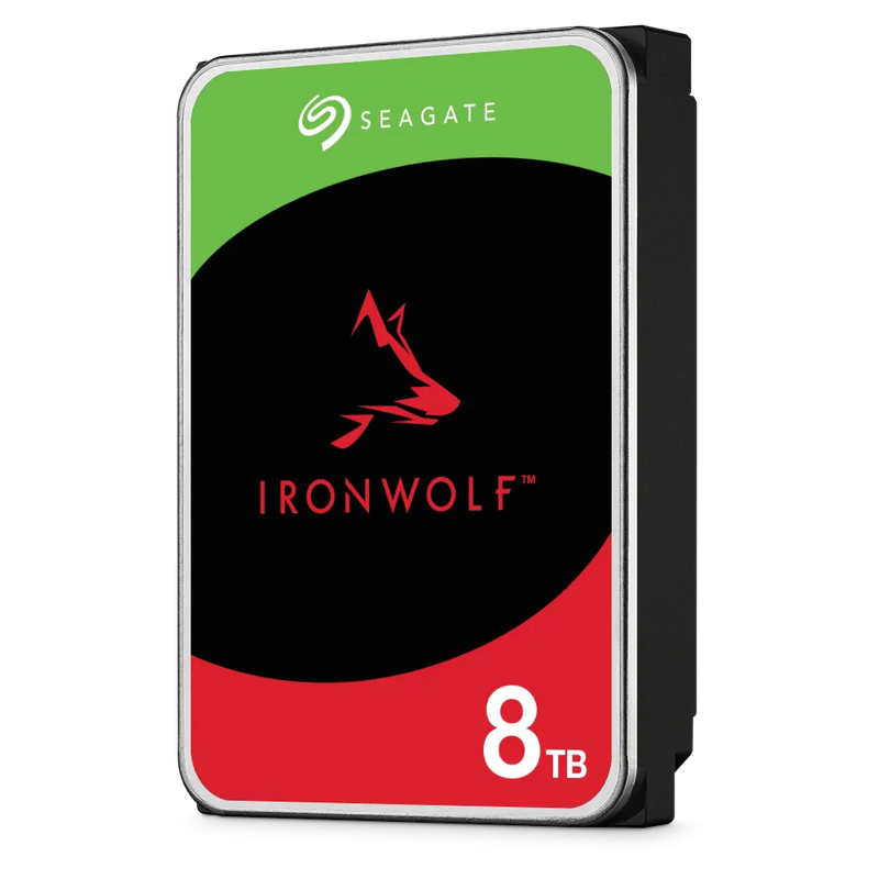 Seagate Ironwolf ST8000VN002 8TB 3.5'' HDD NAS Drives; SATA 6GB/s Interface; 1-8 Bays Supported; ...