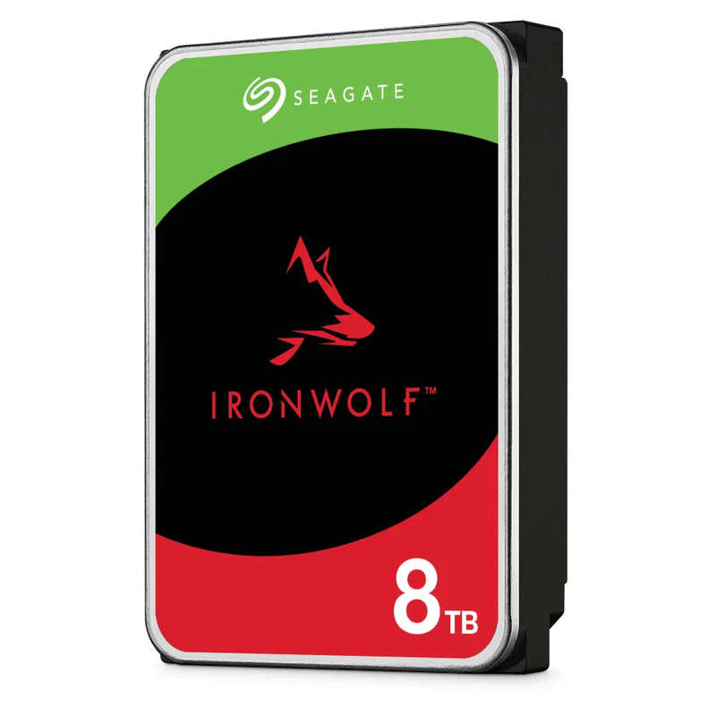 Seagate Ironwolf ST8000VN002 8TB 3.5'' HDD NAS Drives; SATA 6GB/s Interface; 1-8 Bays Supported; ...