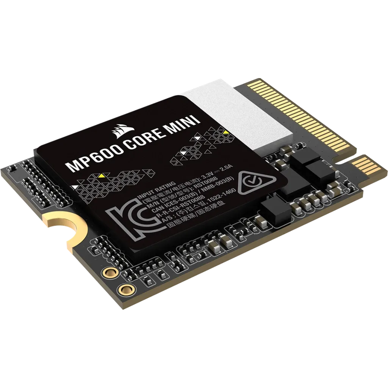Corsair MP600 MINI (2230) 2TB M.2 NVMe PCIe Gen. 4 x4 SSD; Read Up To 5000MB/s; Write up to 3800MB/s