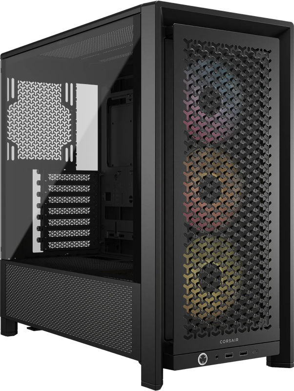 FRAME 4000D RS ARGB Black Mid-Tower PC Case; 2x 3.5'' |  2x 2.5'' Drive Bays; Up to 360mm Radiato...