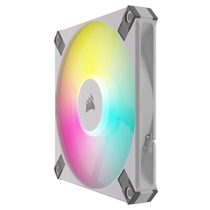 CORSAIR iCUE AF120 RGB SLIM 120mm PWM Fluid Dynamic Bearing Fan - White