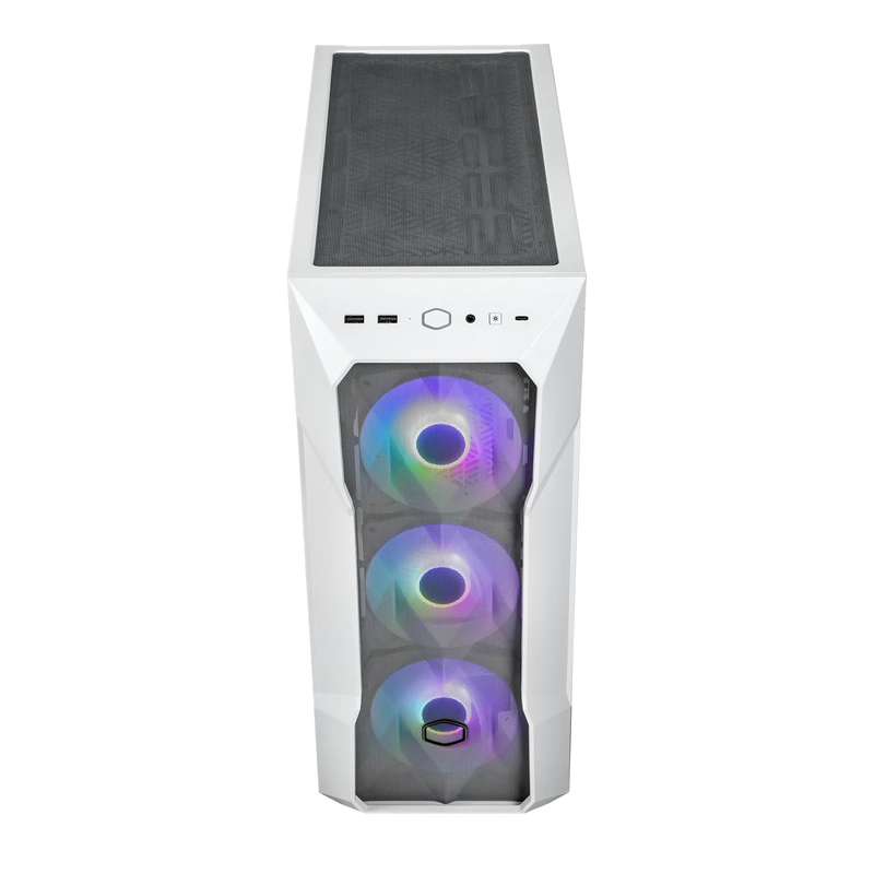 Cooler Master Case MasterBox TD500 Mesh V2 White - ARGB ATX PC Case