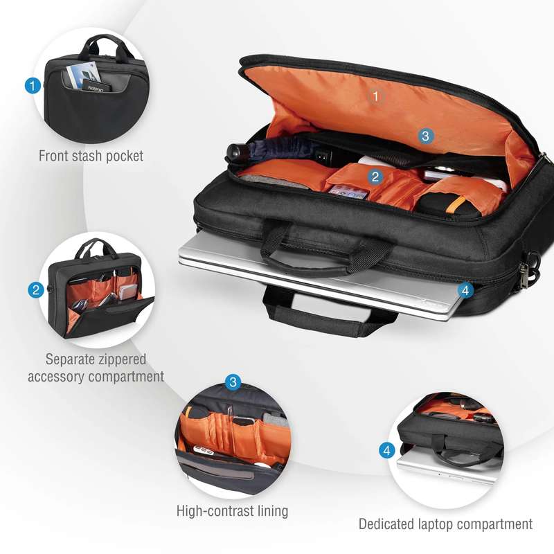 EVERKI EKB407NCH17 ADVANCE 17.3'' NOTEBOOK BRIEFCASE BAG