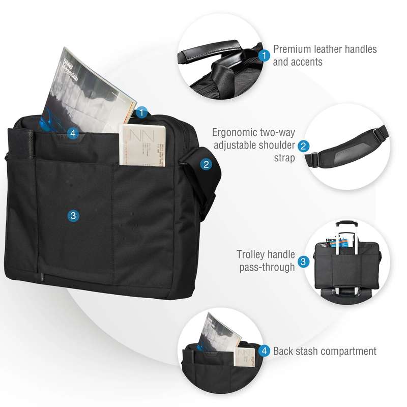 EVERKI EKB417BK18 LUNAR fits up to18.4'' NOTEBOOK BRIEFCASE BAG