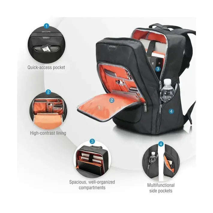 EVERKI EKP107 ADVANCE 15.6'' NOTEBOOK BACKPACK
