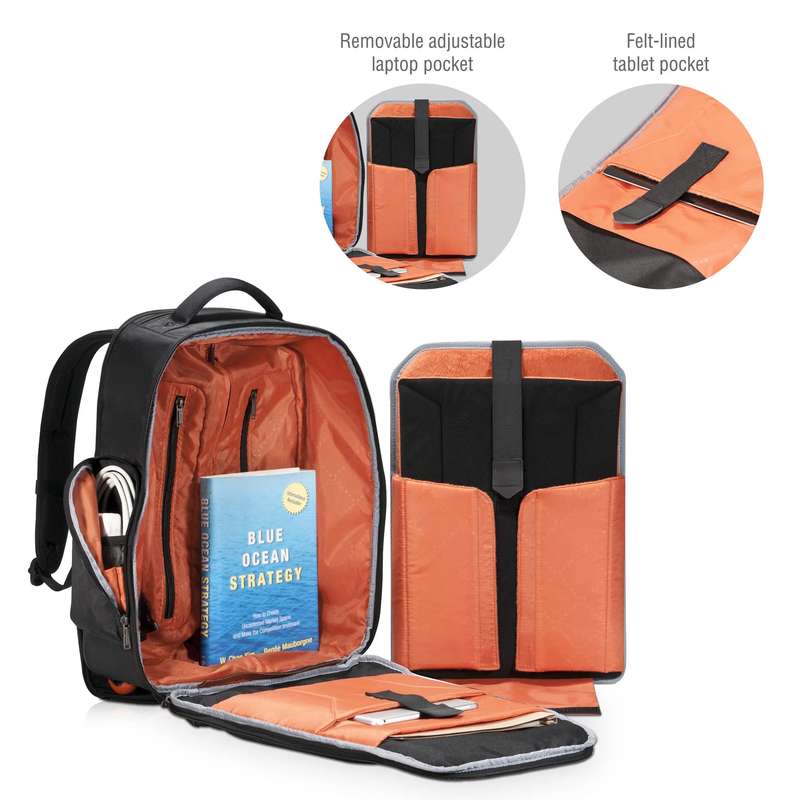 EVERKI EKP122 ATLAS WHEELED BACKPACK 13'' TO 17.3''