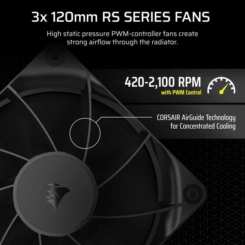 Corsair NAUTILUS 360; 360mm Radiator; Liquid CPU Cooler; Intel® LGA 1851/1700; AMD® AM5/AM4