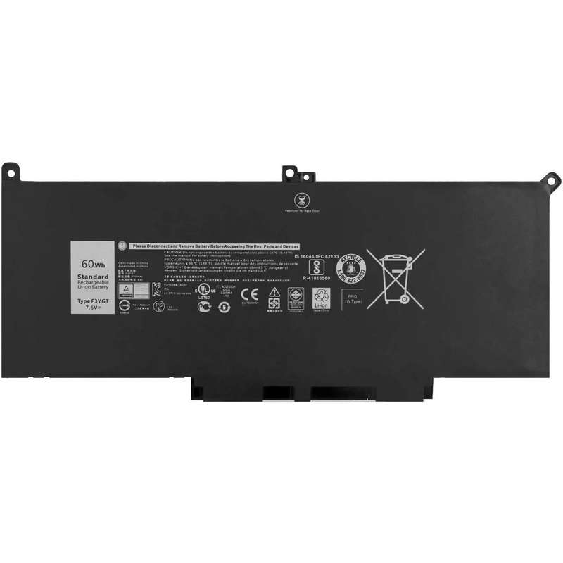 7.6V 60WH DELL BATTERY