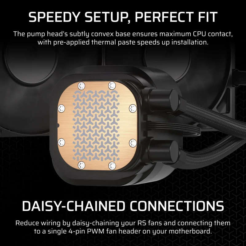 Corsair NAUTILUS 240; 240mm Radiator; Liquid CPU Cooler;  Intel® LGA 1851/1700; AMD® AM5/AM4