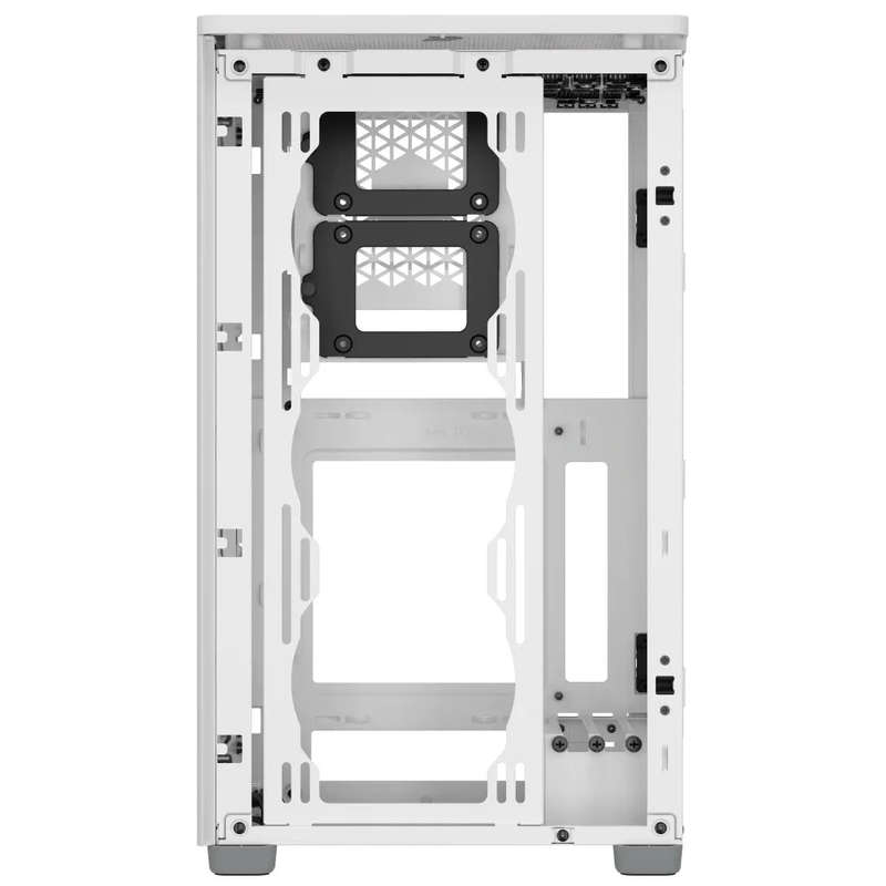 2000D AIRFLOW White Mini-ITX PC Case; 3x 2.5'' Drive Bays; Up to 360mm Radiator compatible