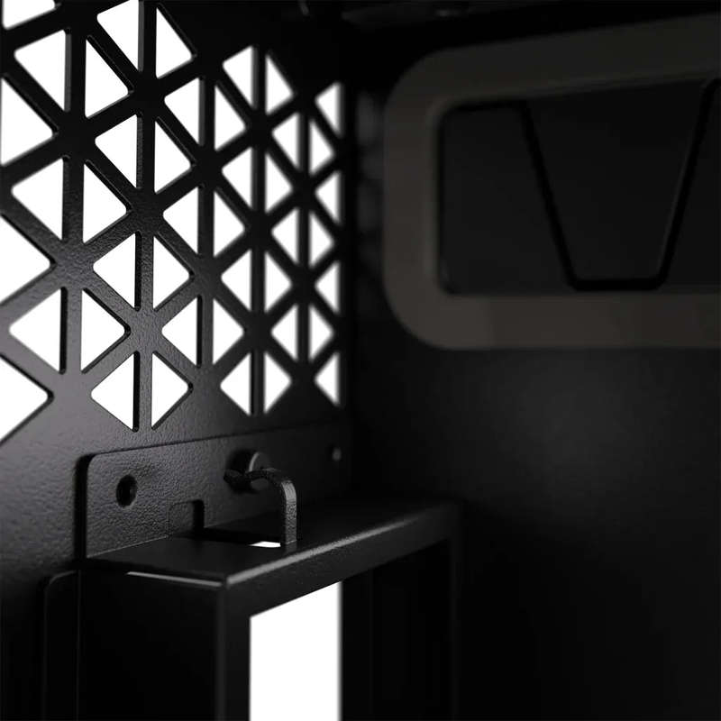 6500D Airflow Black Tempered Glass Mid-Tower; 2x 3.5'' |  2x 2.5'' Drive Bays; Up to 360mm Radiat...