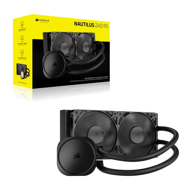 Corsair NAUTILUS 240; 240mm Radiator; Liquid CPU Cooler;  Intel® LGA 1851/1700; AMD® AM5/AM4
