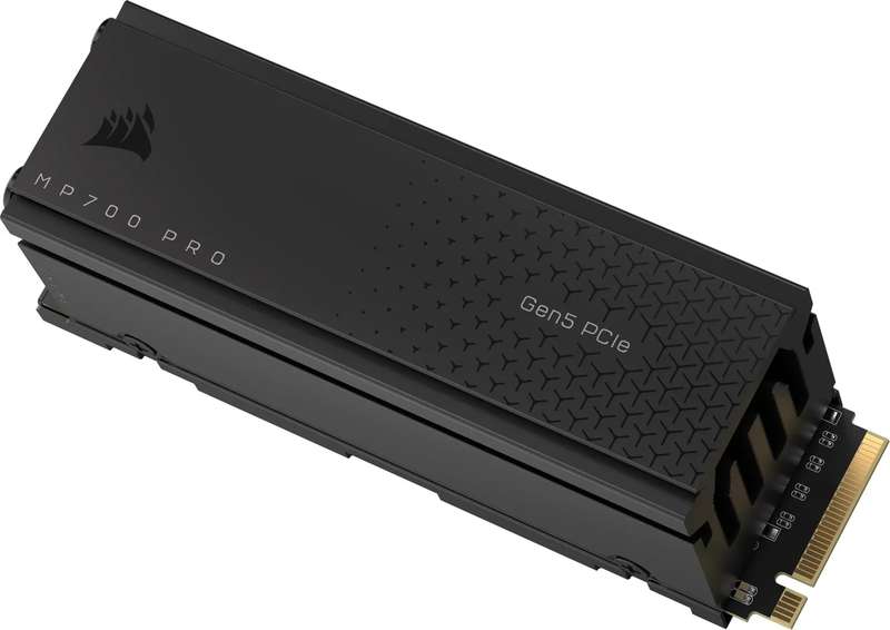 Corsair MP700 PRO 2TB M.2 NVMe PCIe Gen. 5 x4 SSD with Cooler; Read Up To 12 400MB/s; Write up to...