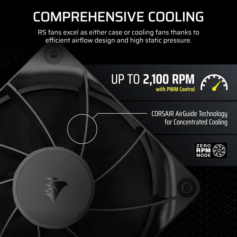 Corsair RS120 120mm PWM Fans Triple Pack
