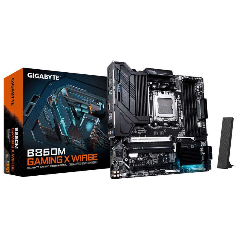 GIGABYTE AMD B850 Gaming Chipset for AMD AM5; 4x Dual DDR5; 2x M2; 1x HDMI 2x DP. .