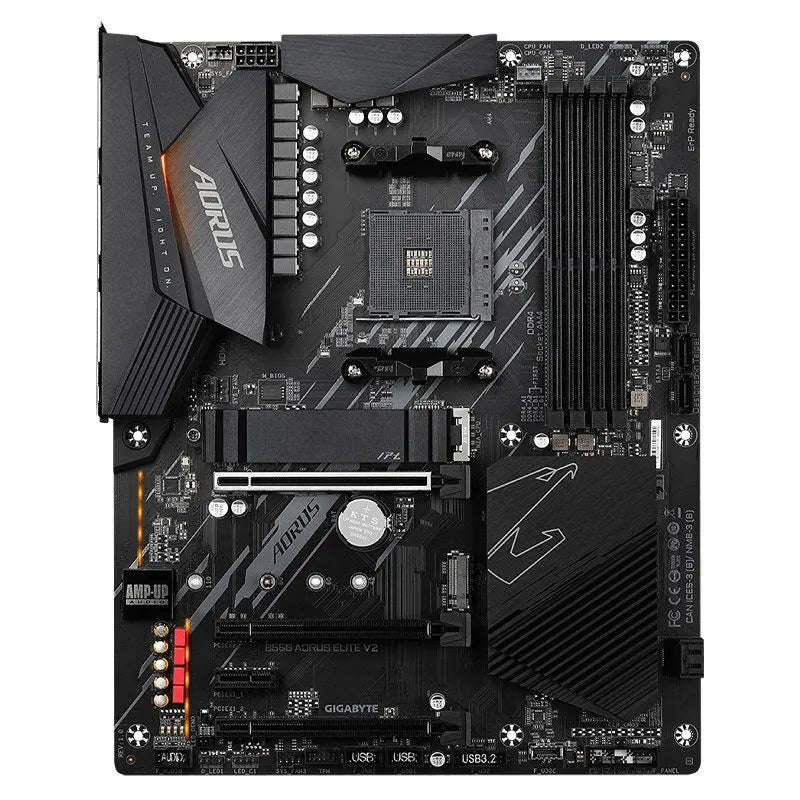GIGABYTE Motherboard Aorus AMD B550 Chipset for 3rd/4th/5th Generation AMD Ryzen AM4 4x Dual D...