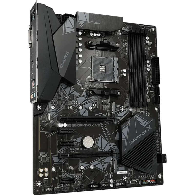 GIGABYTE Motherboard AMD B550 Gaming X Chipset for 3rd/4th/5th Generation AMD Ryzen AM4 ; 4x D...
