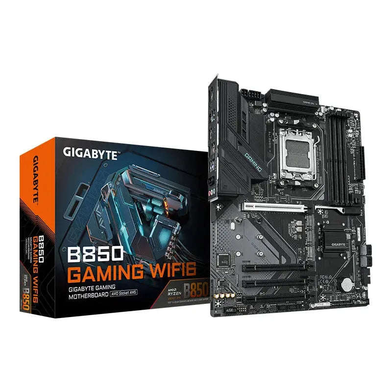 GIGABYTE AMD B850 Gaming Chipset for AMD AM5; 4x Dual DDR5; 3x M2; 1x HDMI 1x DP. .