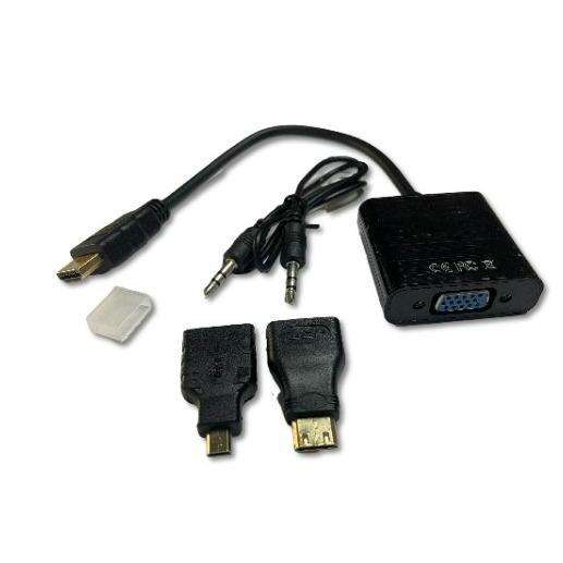 3 IN 1 HDMI TO VGA WITH AUDIO CONVERTER