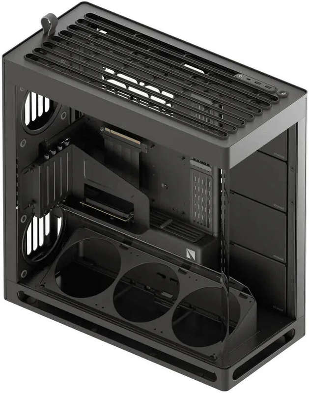 Aerocool HAVN HS 420 Base Edition Black EATX case - Adjustable GPU Bracket - Supports 11 fans - 4...