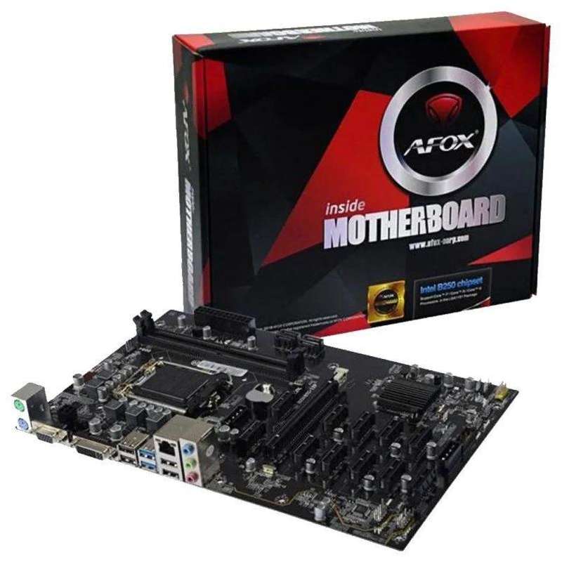 AFOX MB IB250-BTC 12P DUAL DR4 MB