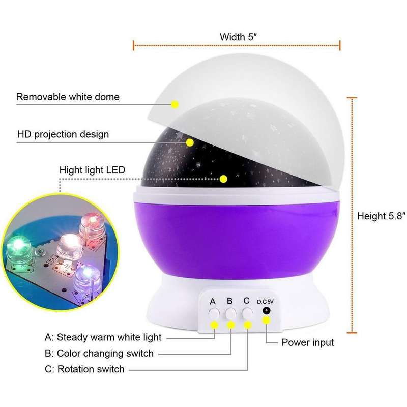 MUSIC LAMP - PURPLE