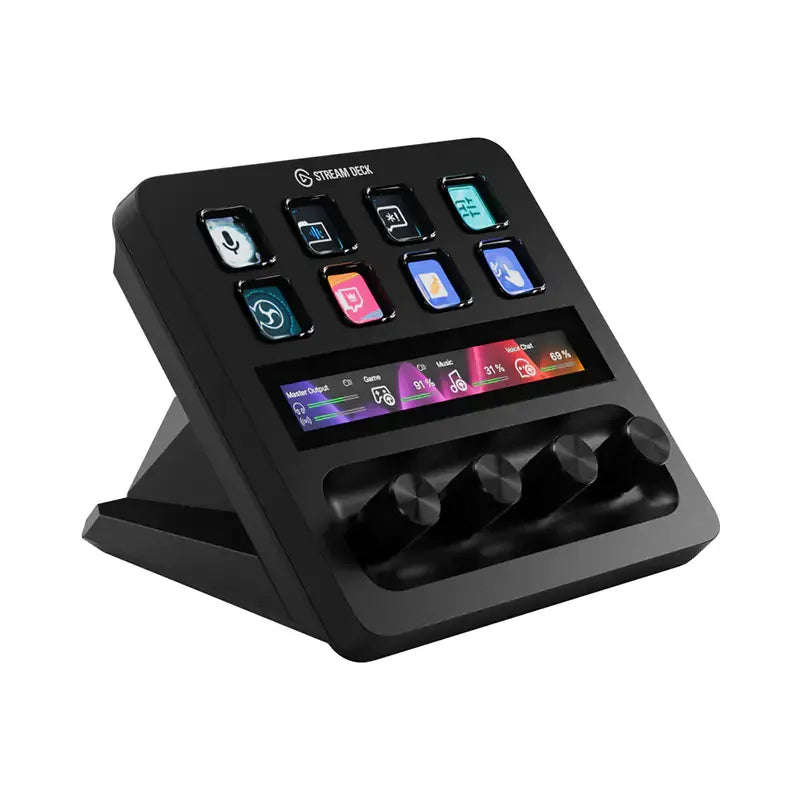 Elgato Stream Deck + XLR Dock - 8 Customizable LCD Keys; Studio Grade Preamp; Connect Any XLR Mic