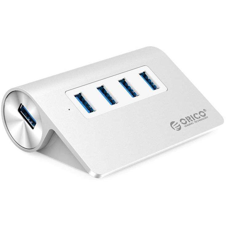 4 PORT USB 3.0 HUB SILVER