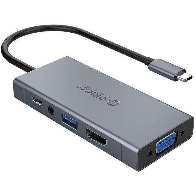 ORICO 5 IN 1 HDMI USB3.0VGA TYPE-C DOCK