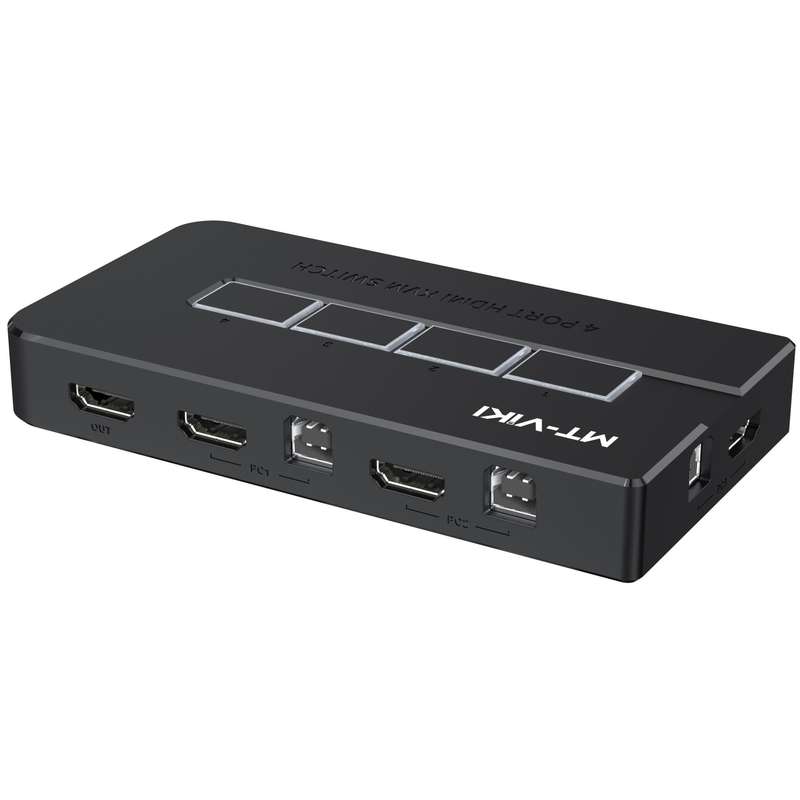 4 PORT MANUAL HDMI KVM SWITCH