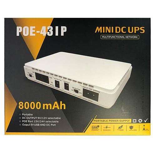 POE 17W MINI UPS 8800MAH