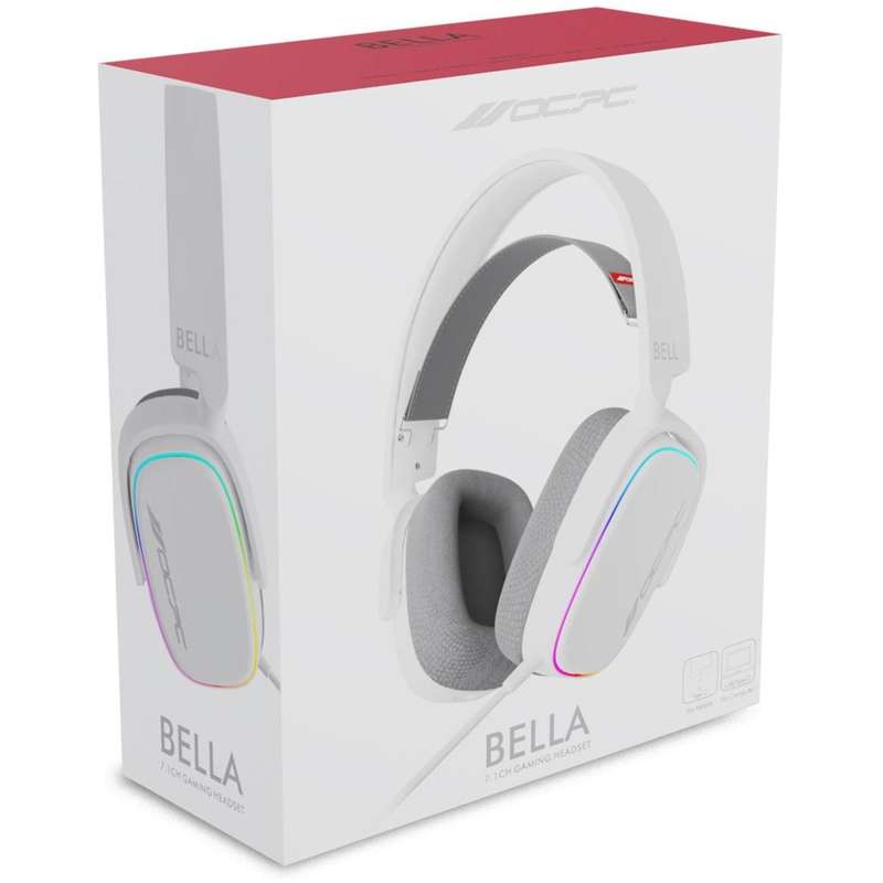 OCPC BELLA GAMING HEADSET 7.1 WHITE