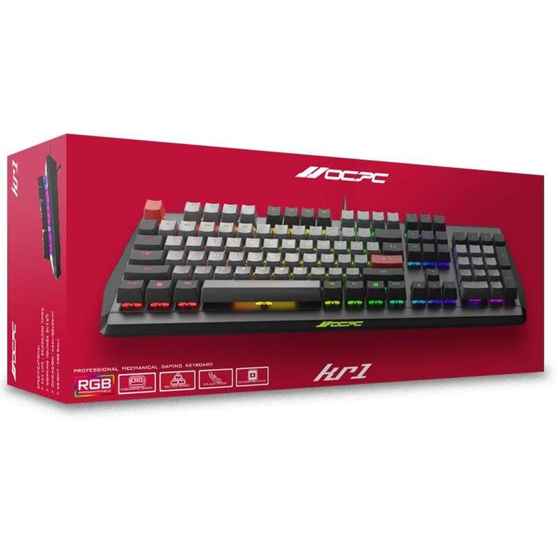 OCPC GAMING KEYBOARD KR1 BLACK/GREY